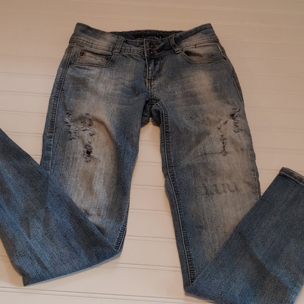 Lovesick distressed Skinny jeans
